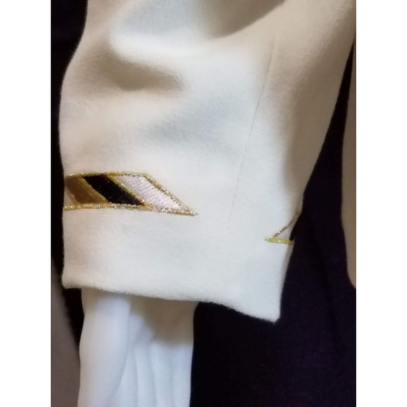 Bob Mackie Dressy Women's Medium Tunic Top Button Front - Picture 4 of 12